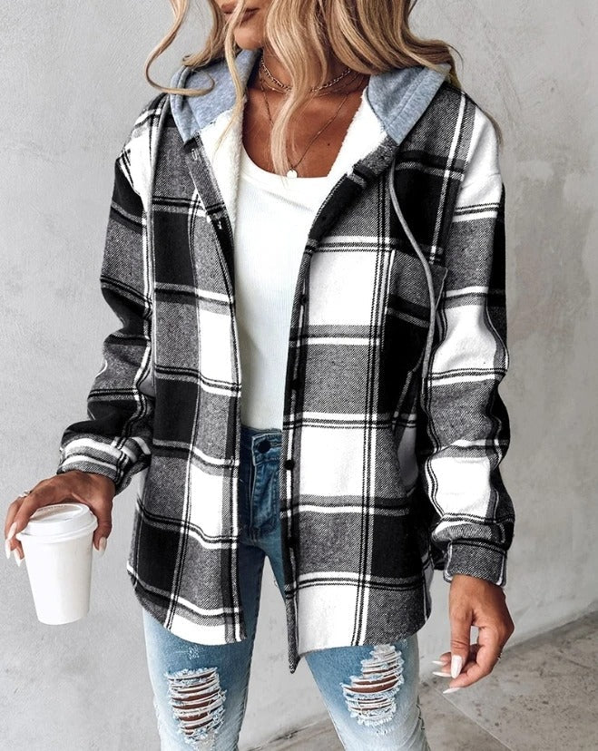 Jasmin | Moderne karierte Jacke