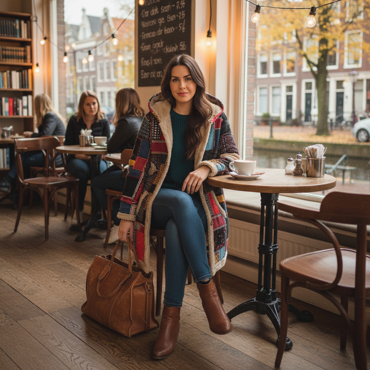 Flora | Warme Jacke mit Fleece-Futter