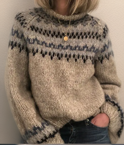 Layla | Gemütlicher Retro-Pullover