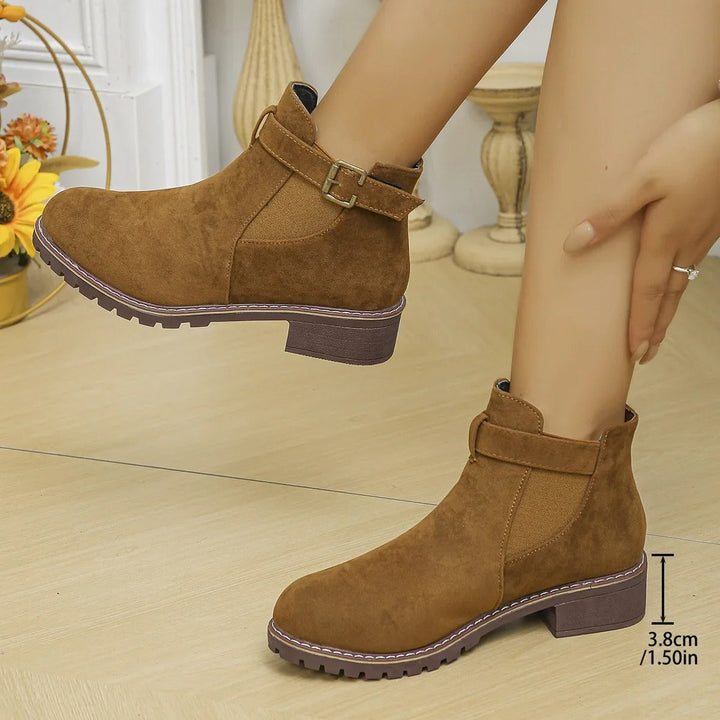 Amber | Moderne Stiefeletten mit Schnalle