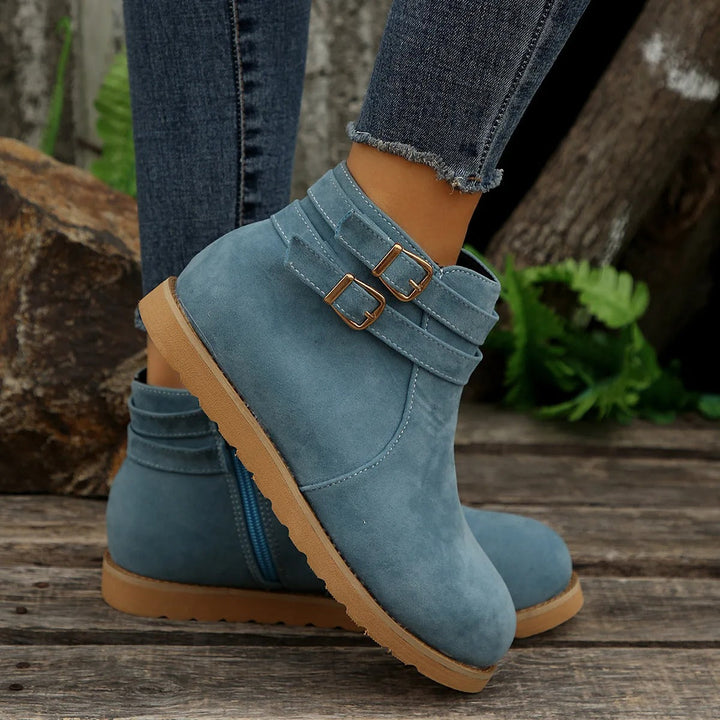 Kyra | Elegante Stiefeletten mit Rundem Zeh