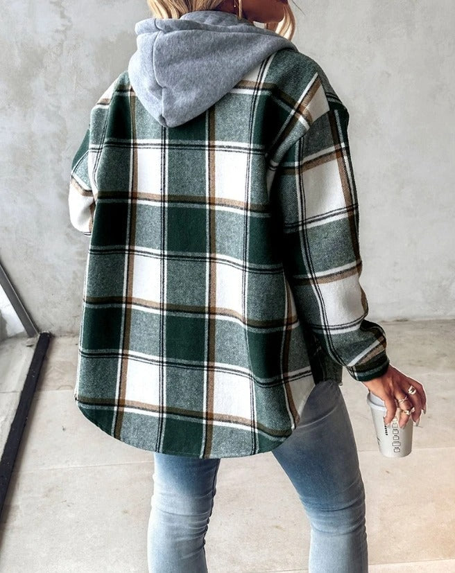 Jasmin | Moderne karierte Jacke