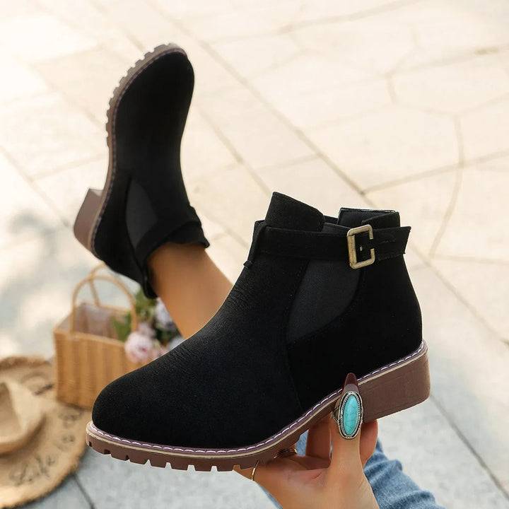 Amber | Moderne Stiefeletten mit Schnalle