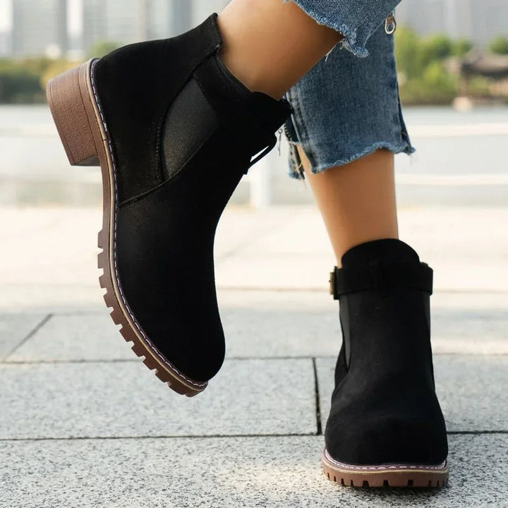 Amber | Moderne Stiefeletten mit Schnalle