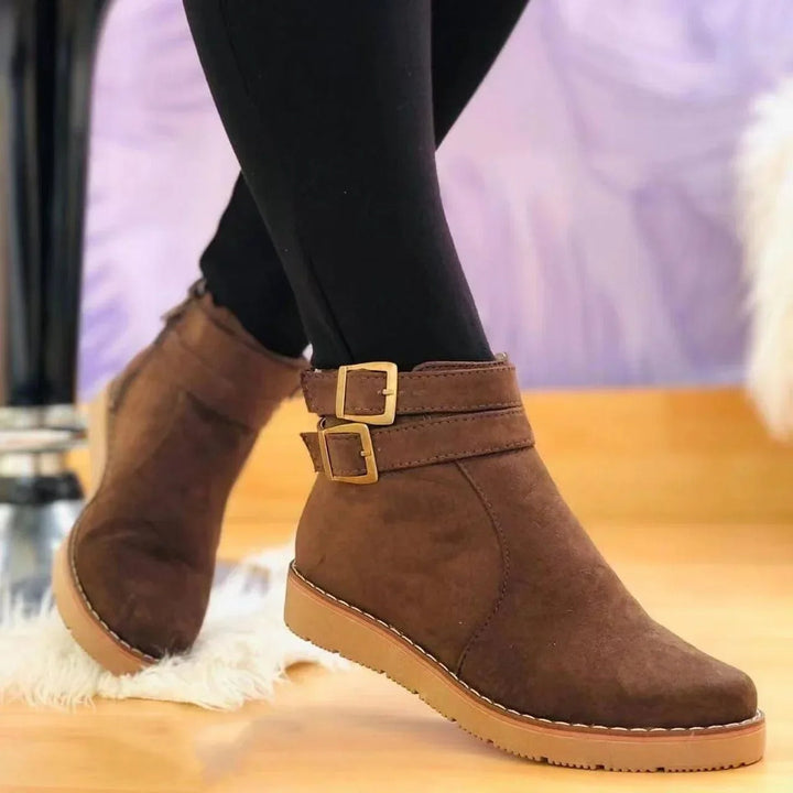 Kyra | Elegante Stiefeletten mit Rundem Zeh